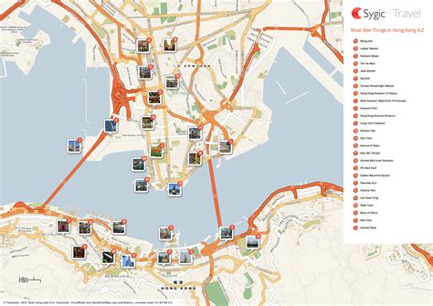 tourist map of hong kong.